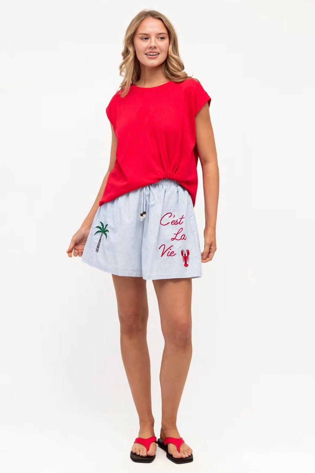 Marinere Embroidered Shorts