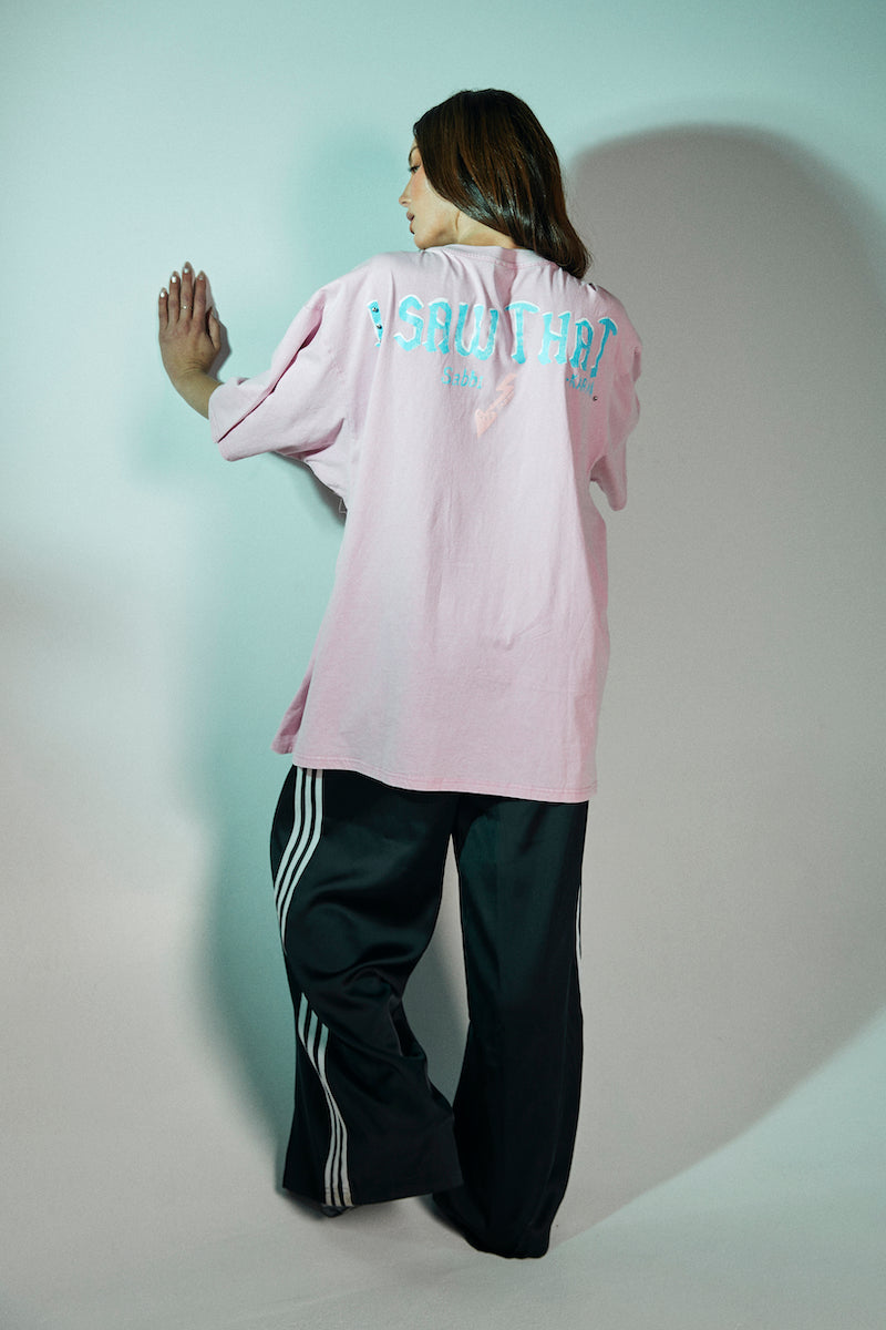 The Karma Queen Bling Tee,Pink