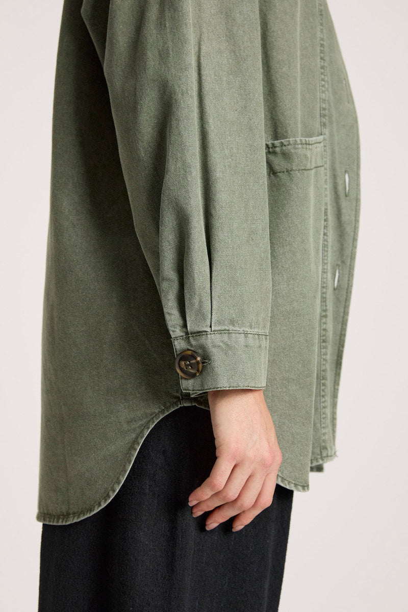 Bodhi Denim Jacket, Olive