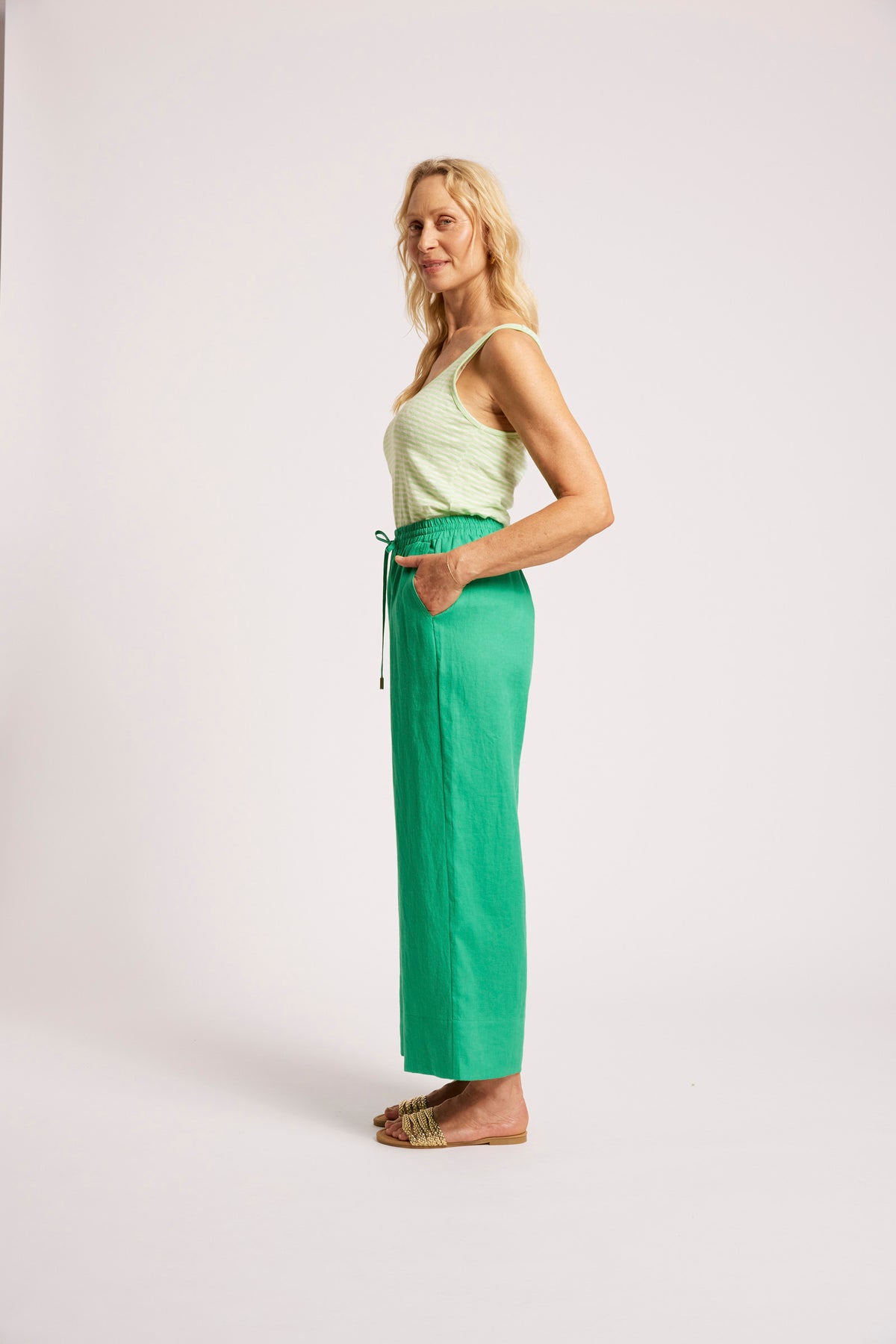 Cove Relaxed Pant, Jade