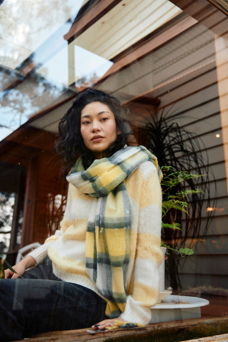 Pallas Stripe Jumper, Butter