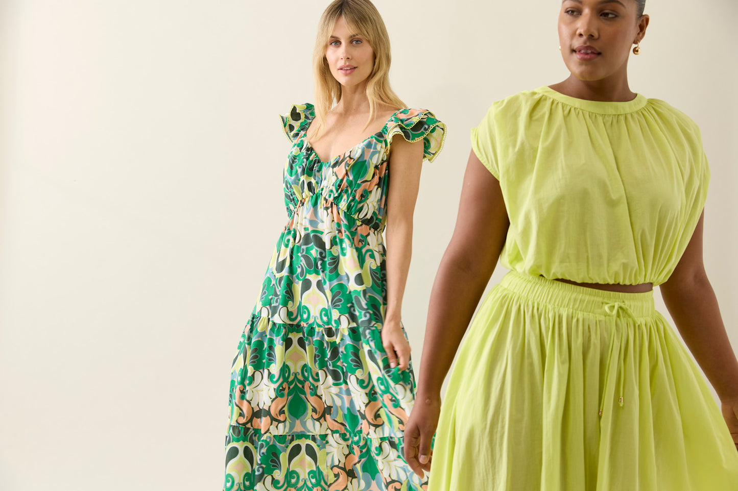 Aurora Maxi Skirt, Pomelo