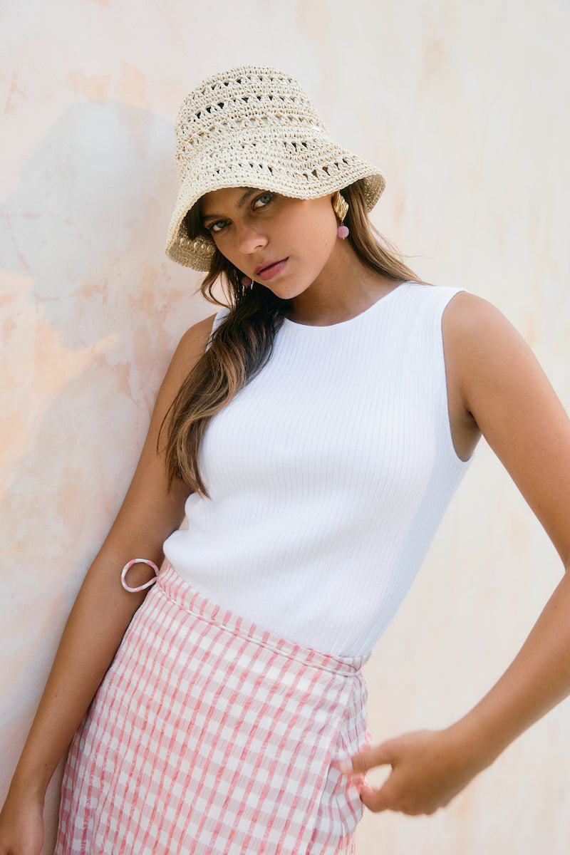 Esther Wrap Skirt, Pink