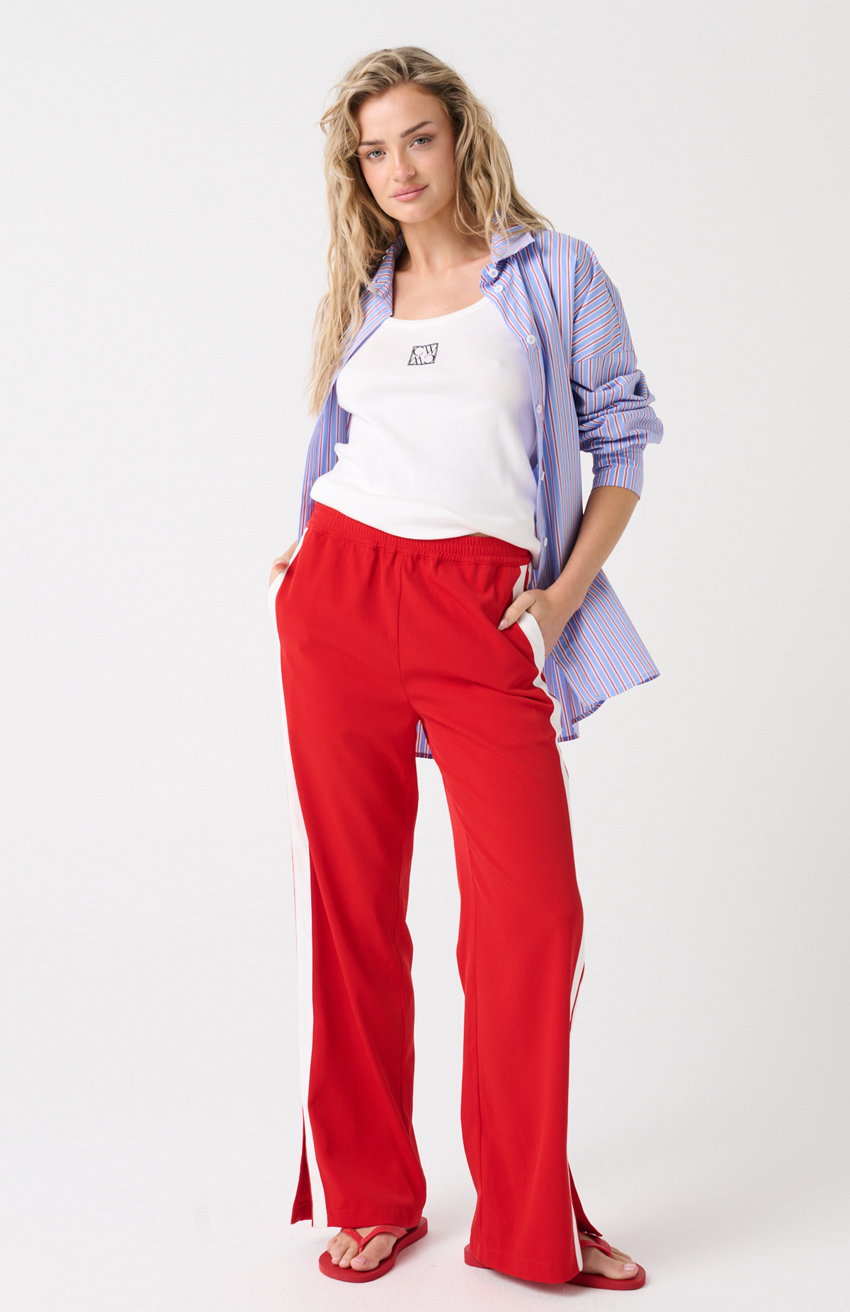 Darby Shirt, Cornflower Stripe