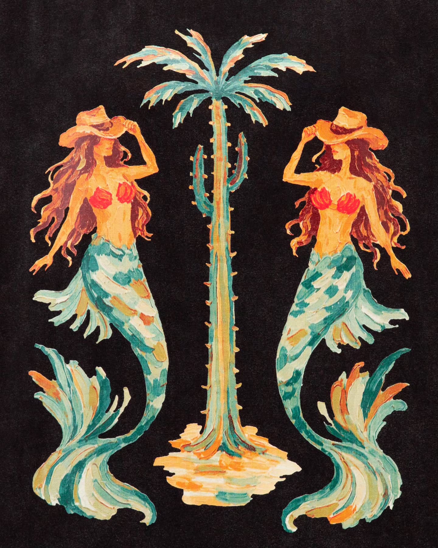 Twin Mermaid Tee