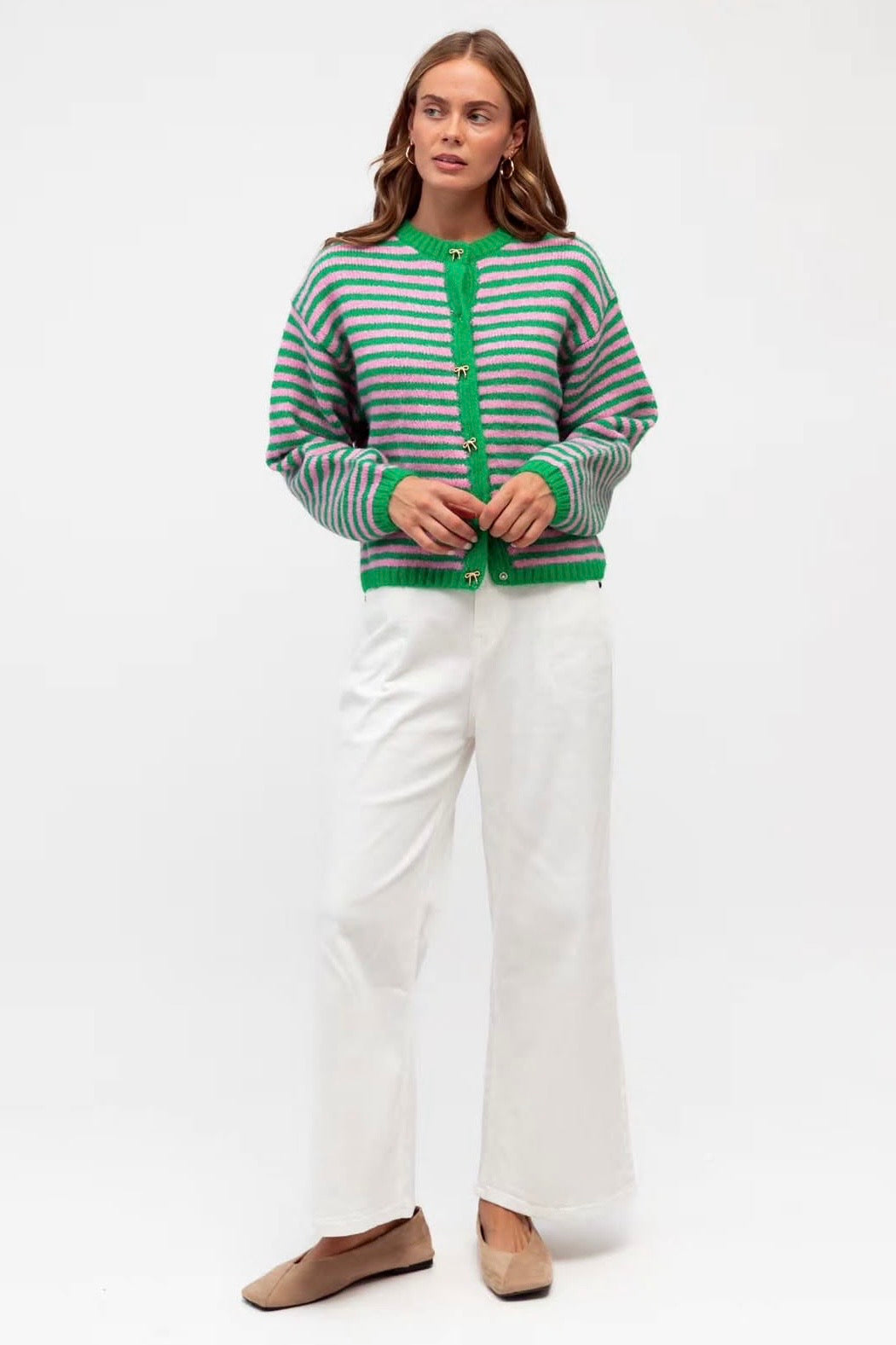 Sally Stripe Cardigan