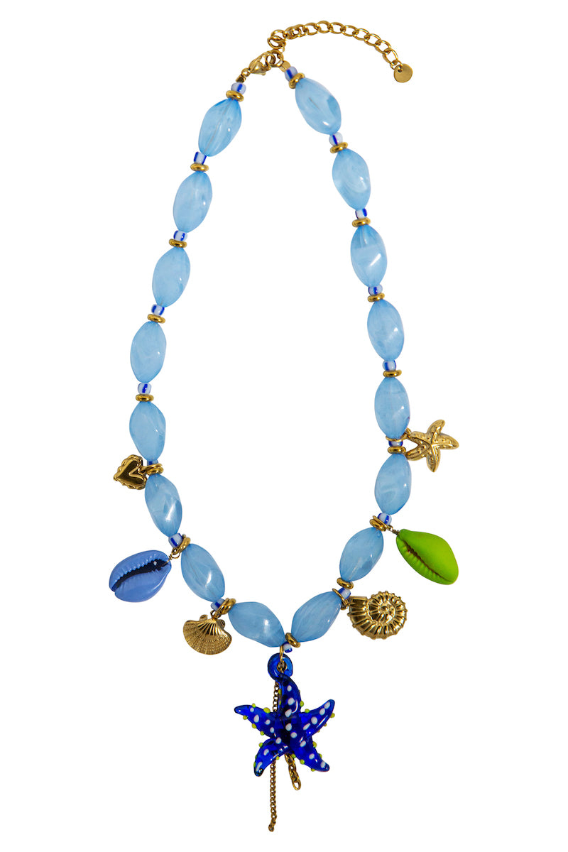 Cabana Necklace, Azul