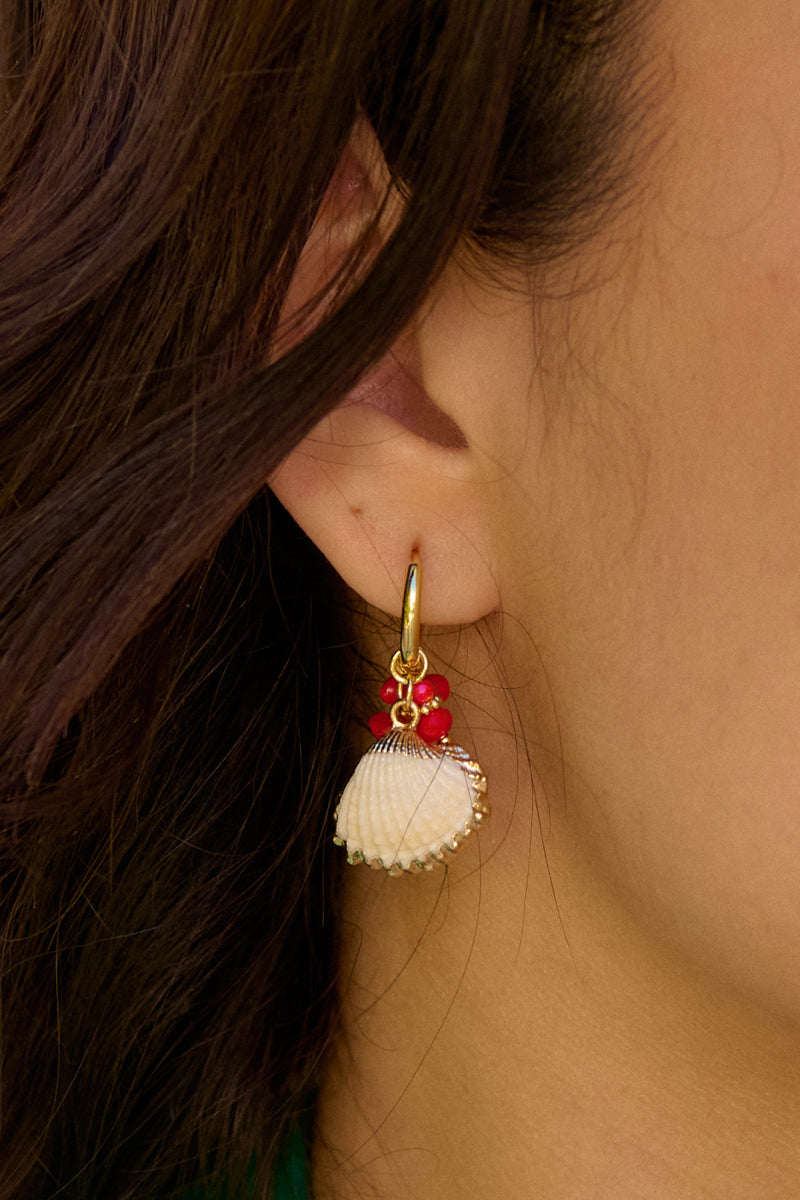 Montego Sea Earrings, Scallop