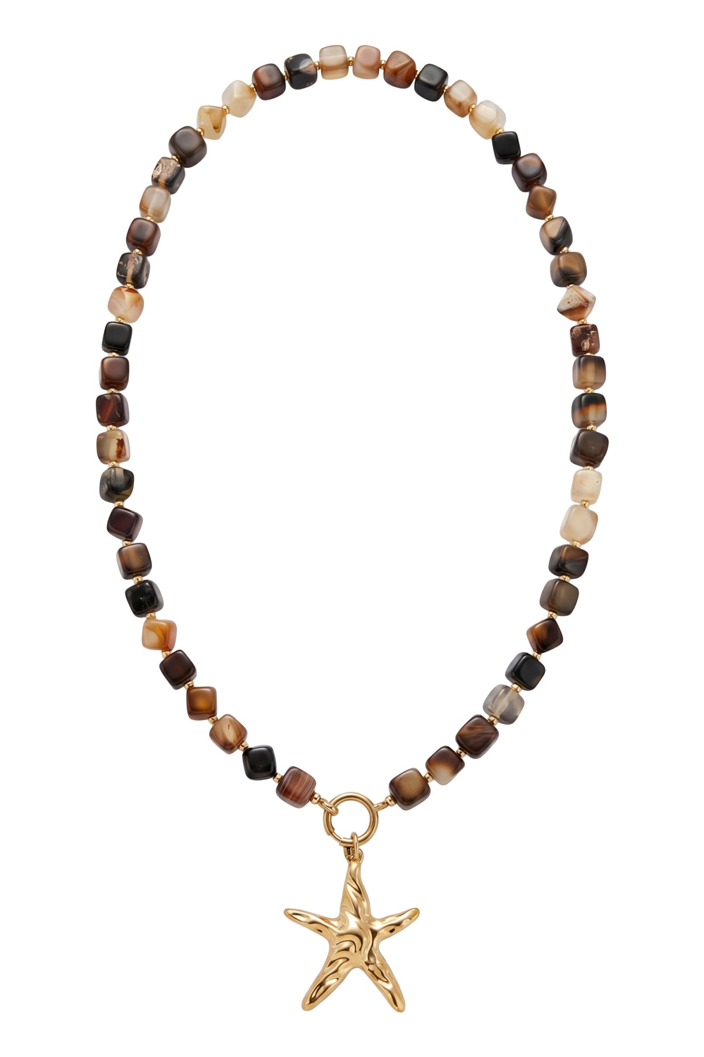 Sicily Necklace, Brown