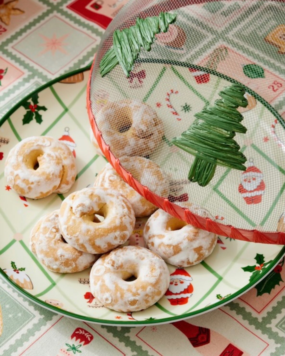 Xmas Stamp Tablecloth