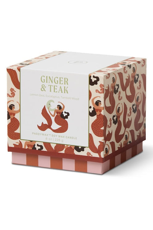 Mermaid-themed mug with matching packaging on a white background