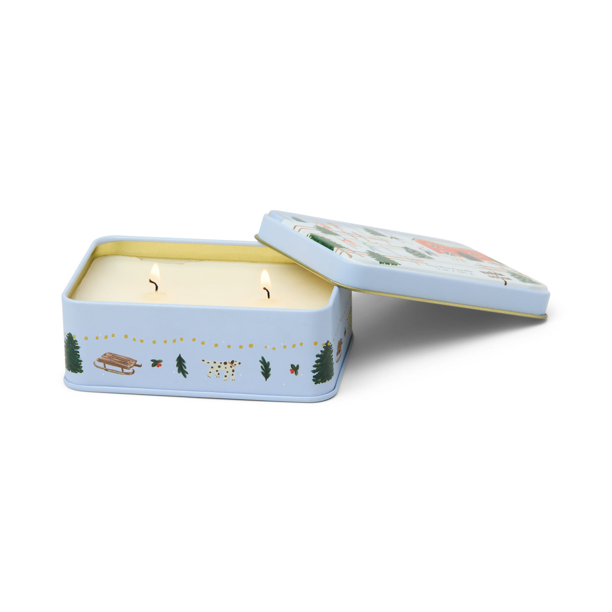 Holiday Candle Tin, Tabac + Pine
