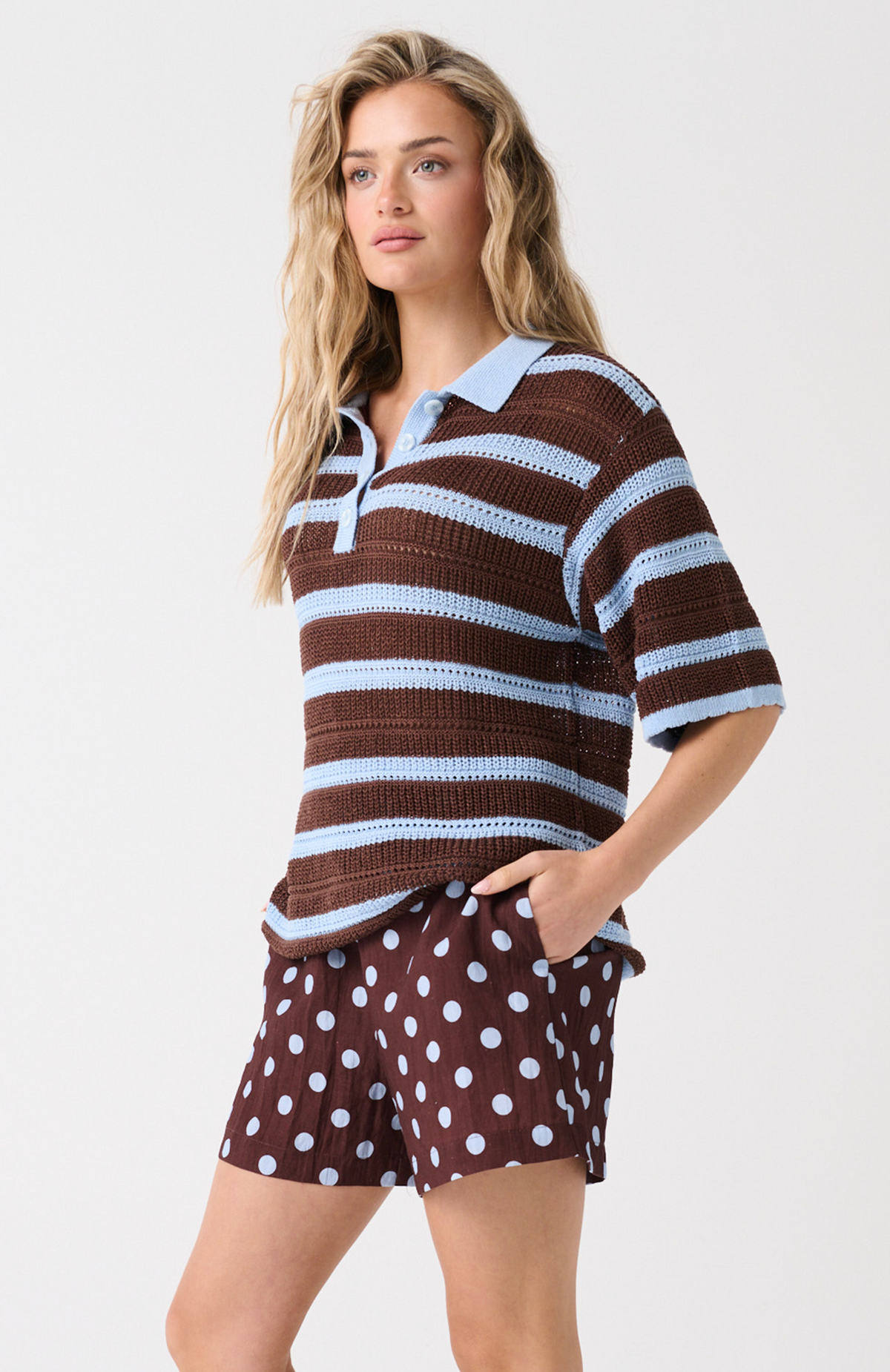 Odin Knit, Chocolate Stripe