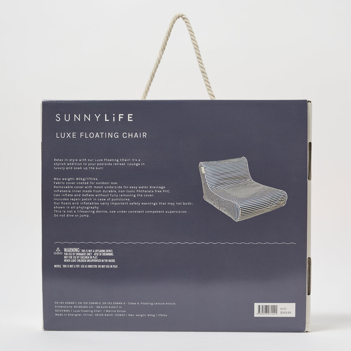 Luxe Floating Chair, Marine