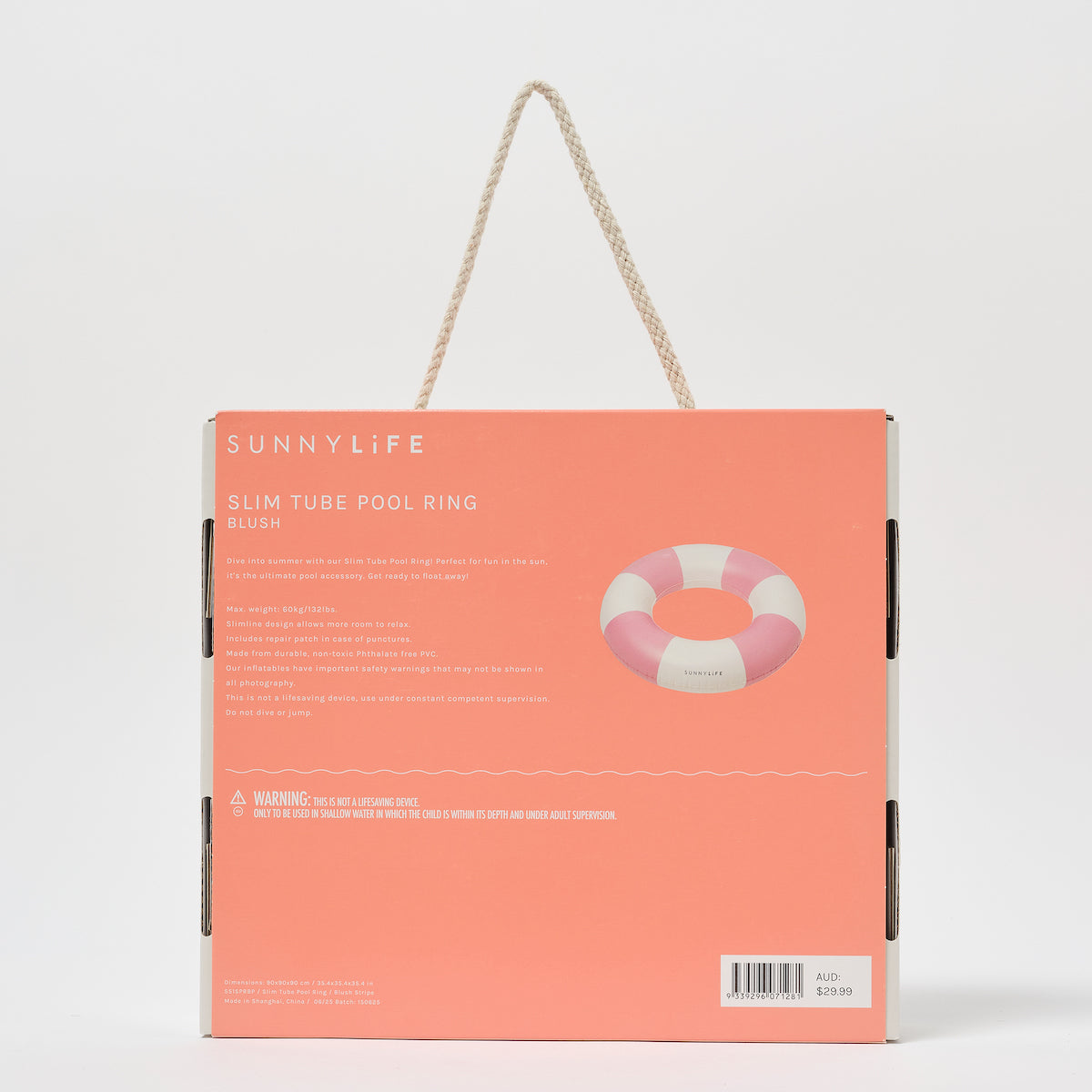 Slim Pool Ring, Blush Pink