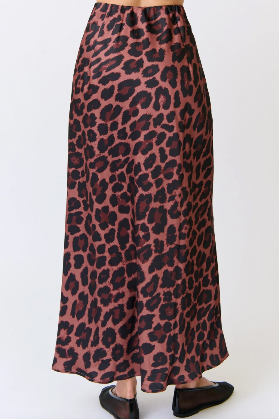 Millie Slip Skirt, Coco Leopard FINAL SALE