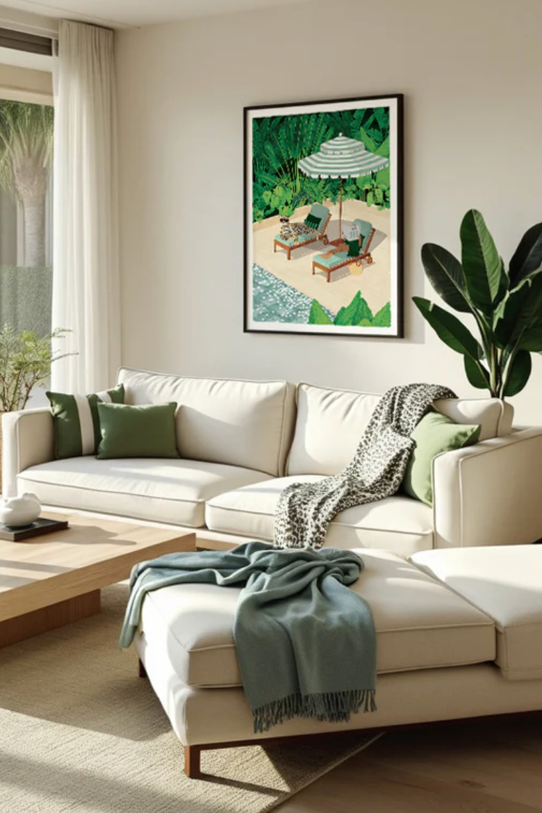 Summer Pool Art Print