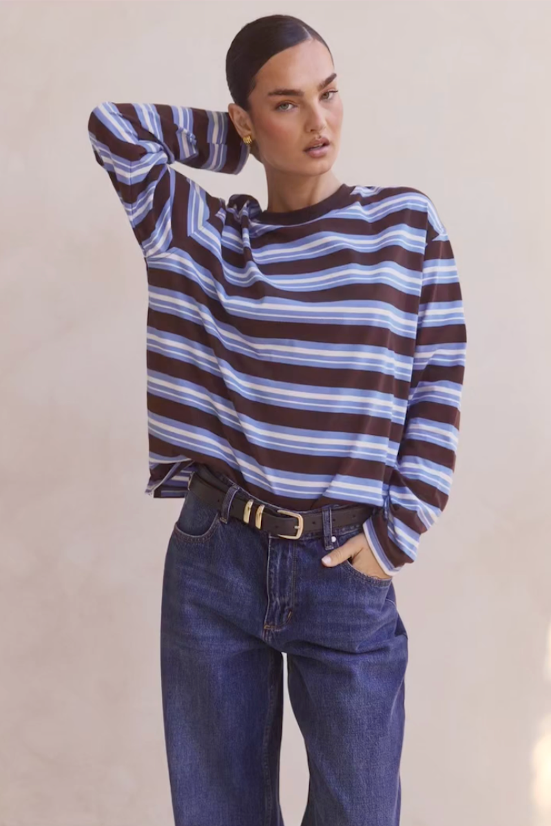 Lionel Stripe Long Sleeve Tee