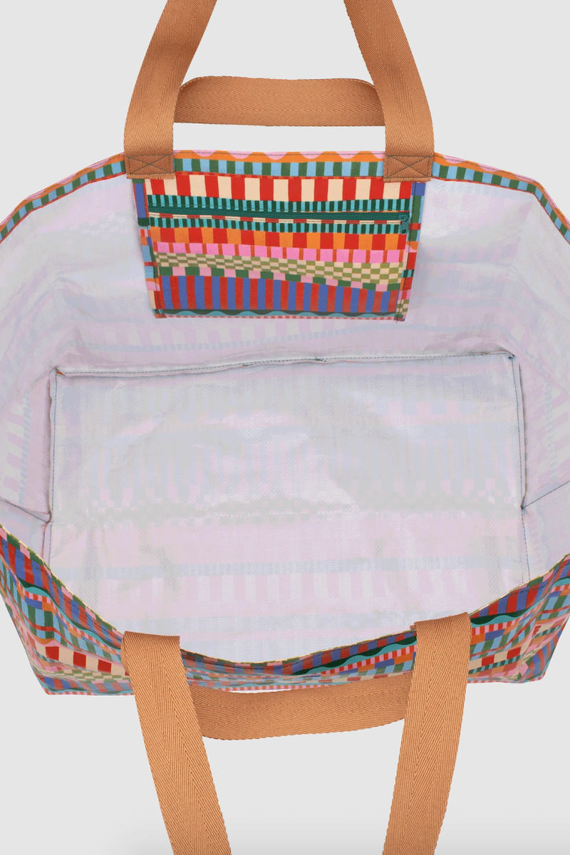 Beach Bag, Blocks + Stripes