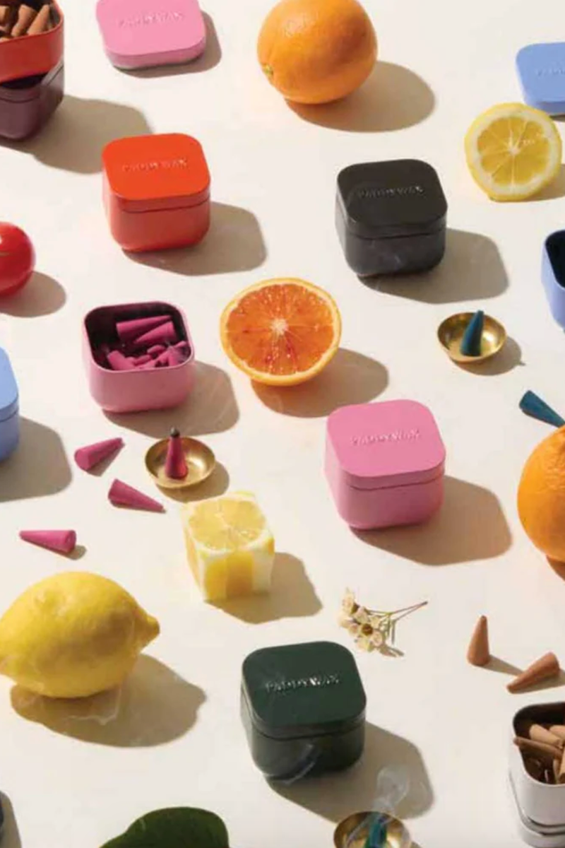 Cubed Incense Tin, Black