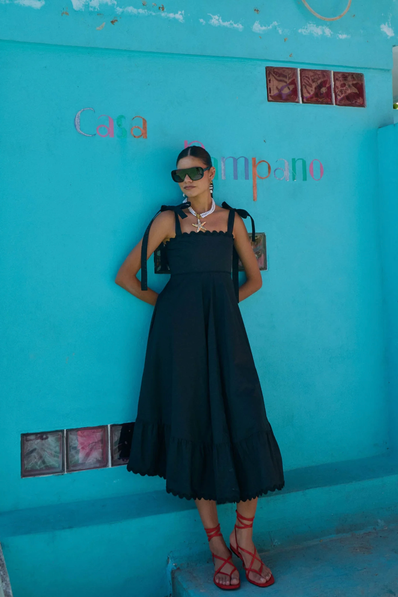 Brasilia Tie Maxi, Black