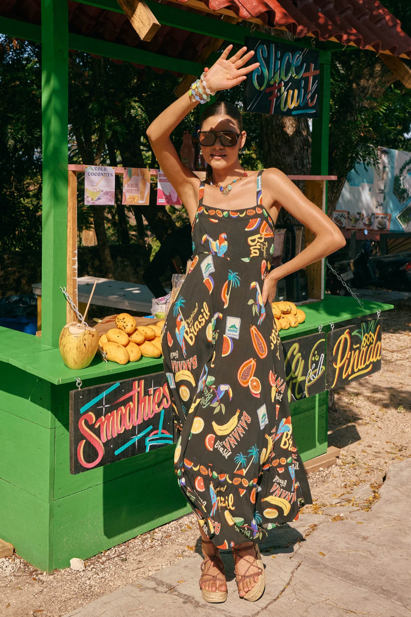 coco cabana maxi dress Cabana Tank Maxi, Black FINAL SALE – FRANKIE + COCO
