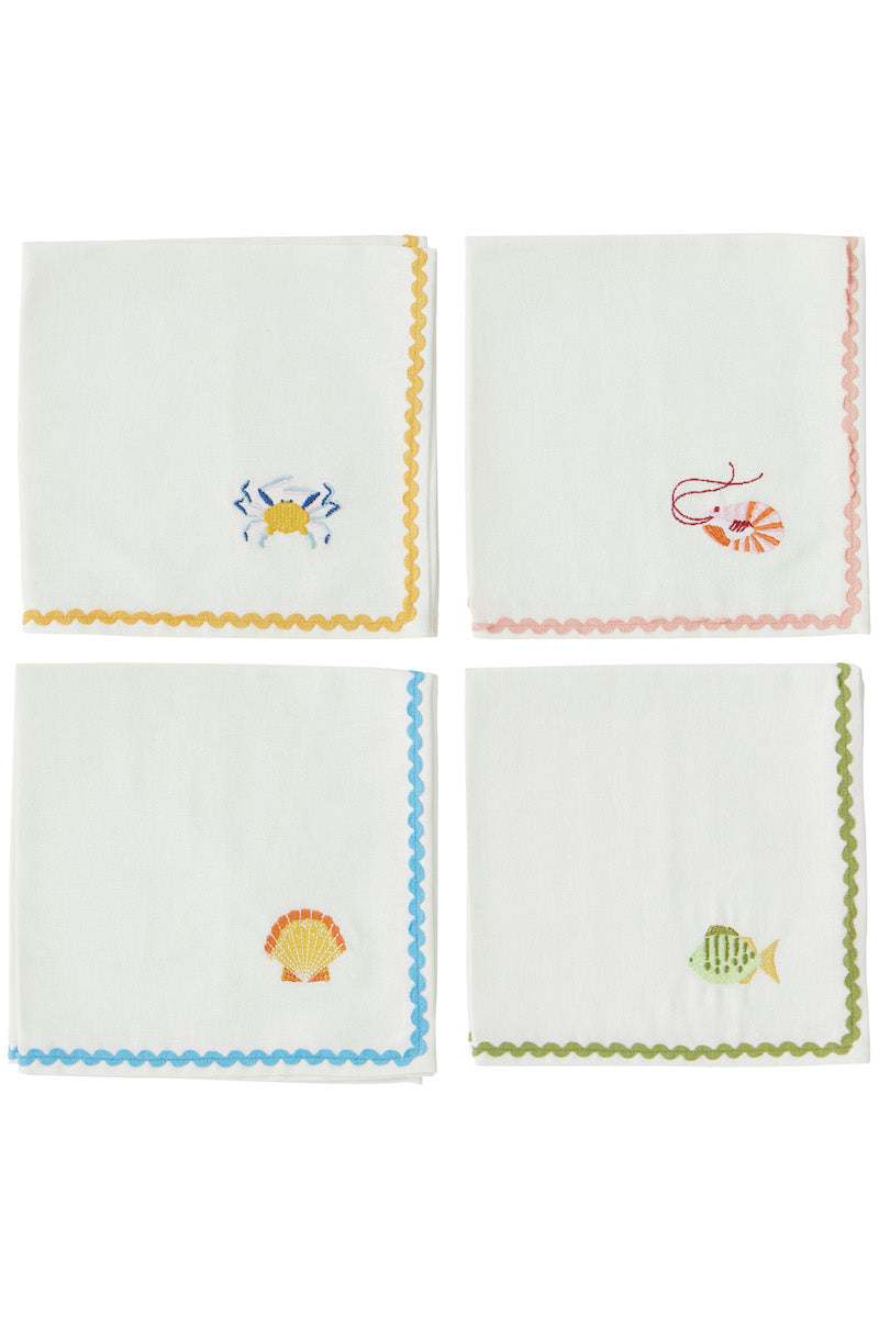 Shack Embroidered Napkins