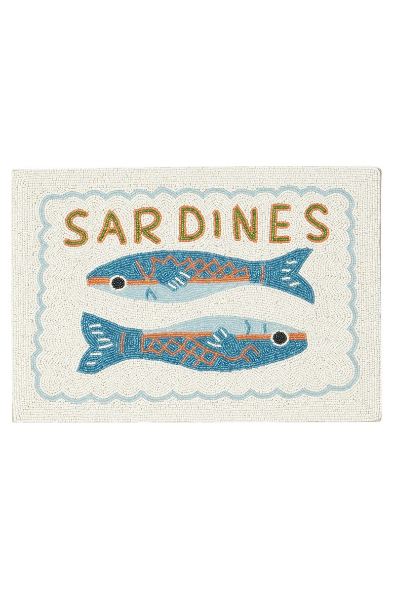 Sardines Beaded Placemat