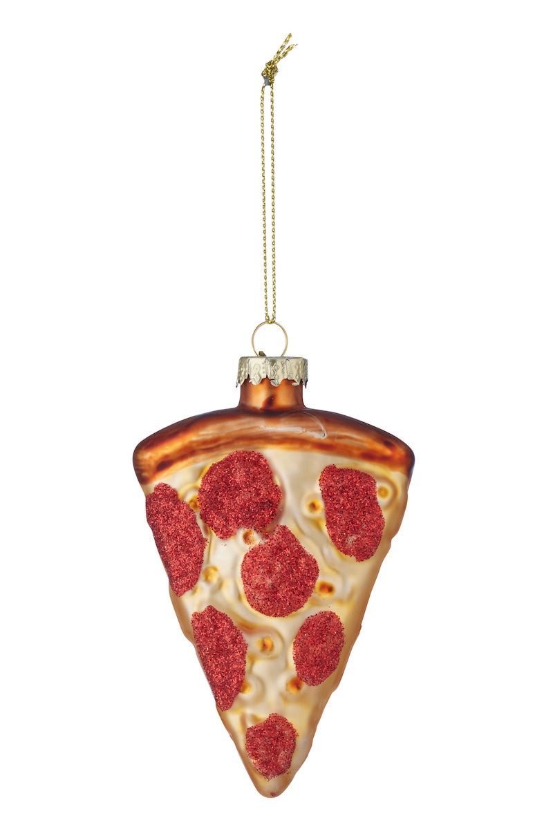 Pepperoni Slice Ornament