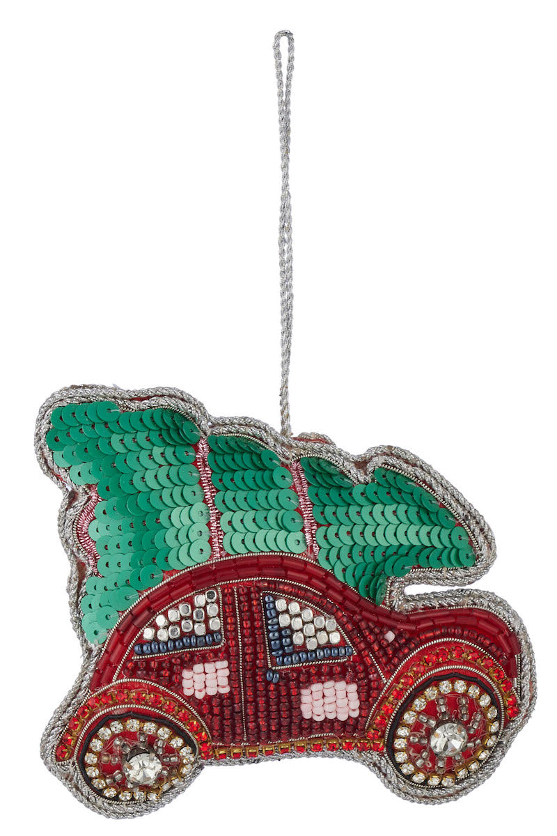 Beaded Car Ornament