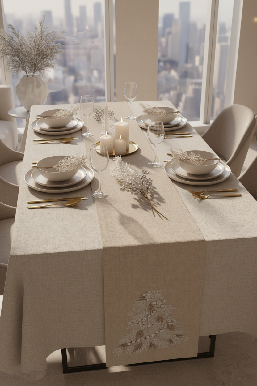 Jewelled Tree Table Runner