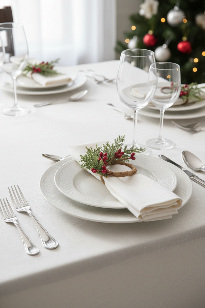 Red Berry Napkin Rings