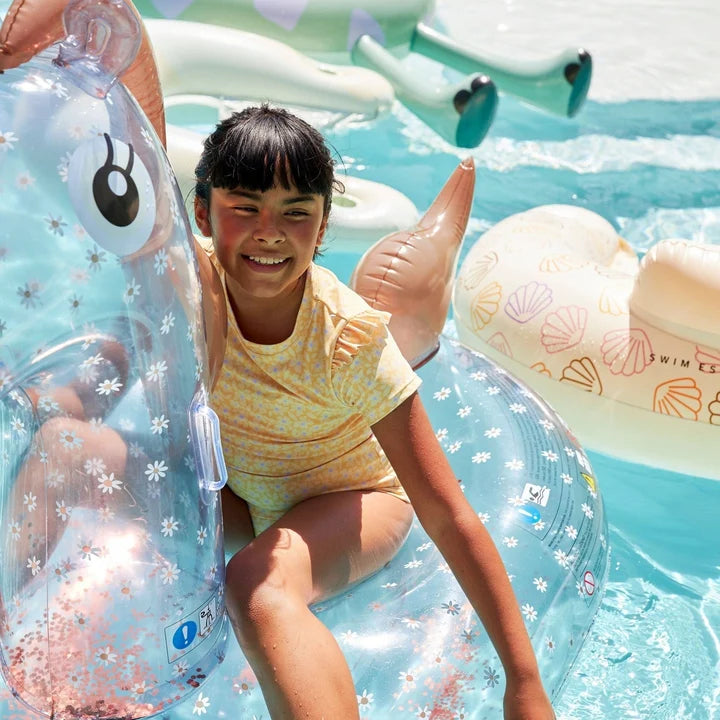 Inflatable Ride On, Unicorn Daisy Flowers