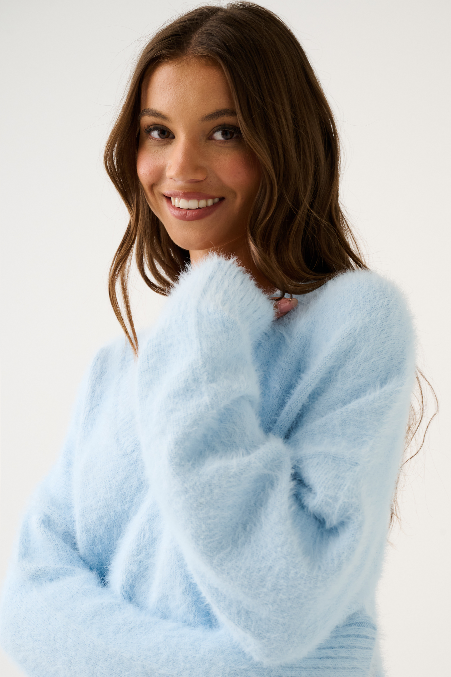 Emmie Sweater, Ice Blue