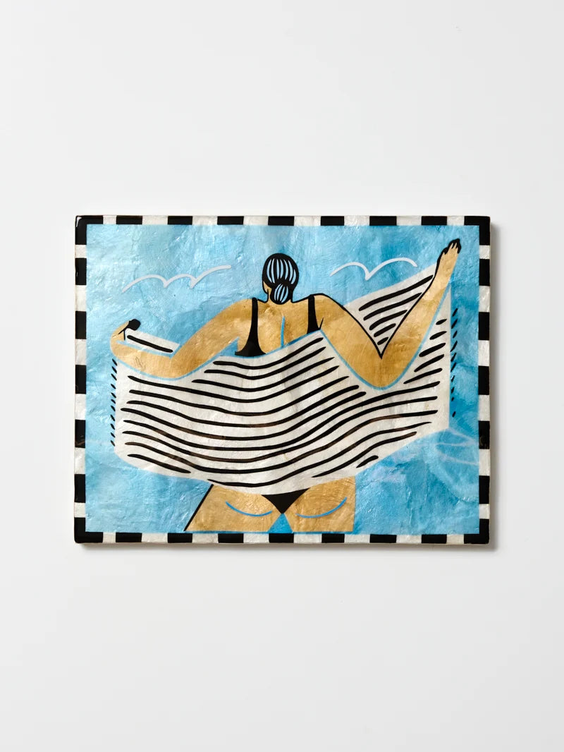 Beach Day Towel Off Wall Art