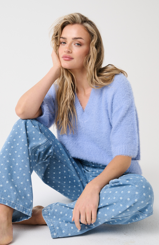 Mia Knit, Cornflower