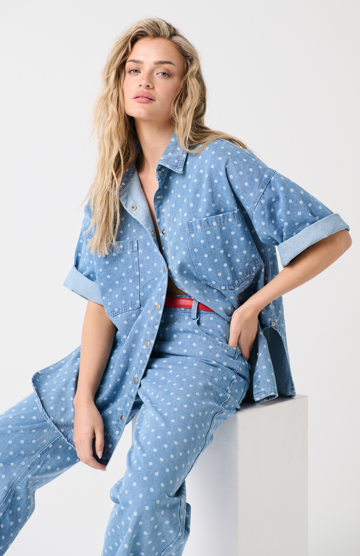 Stella Shirt, Spot Denim