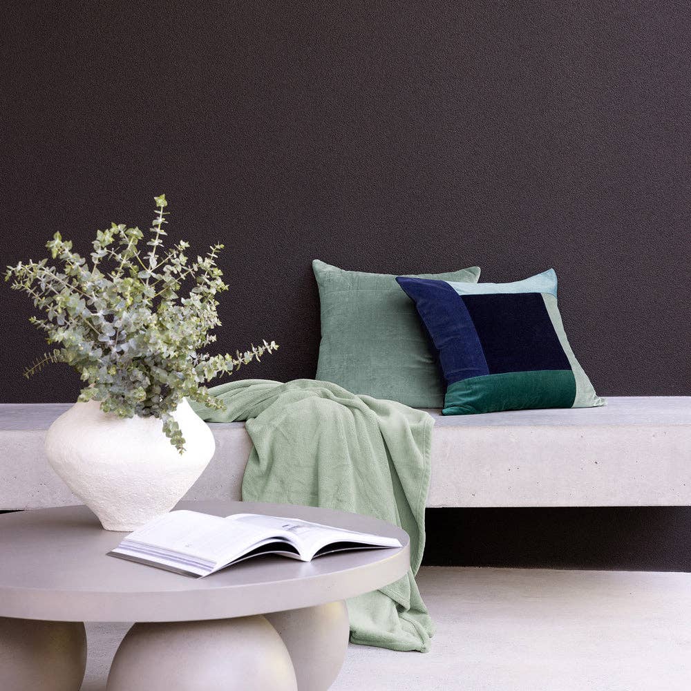 Microplush Throw, Sage