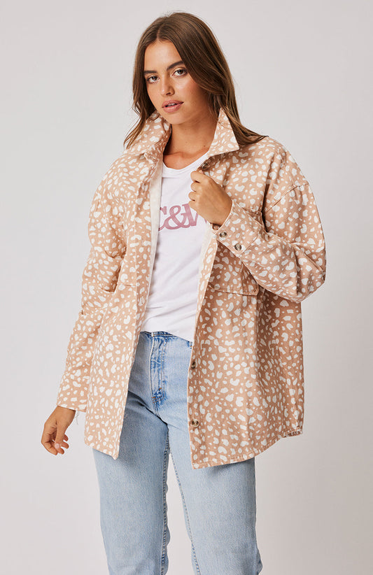 Cassie Leopard Shacket