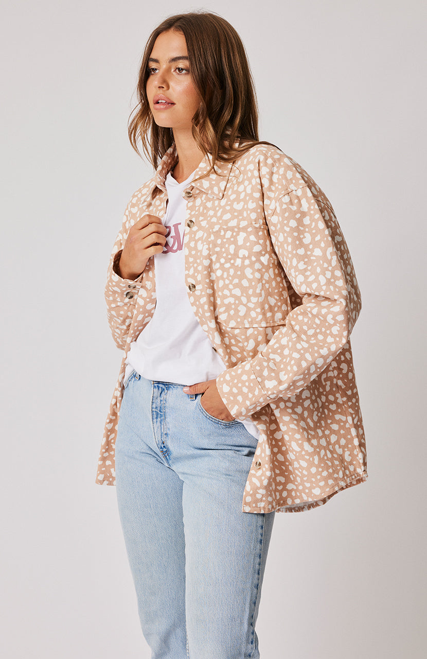 Cassie Maple Leopard Shacket