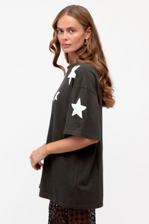 Embroidered Star Tee