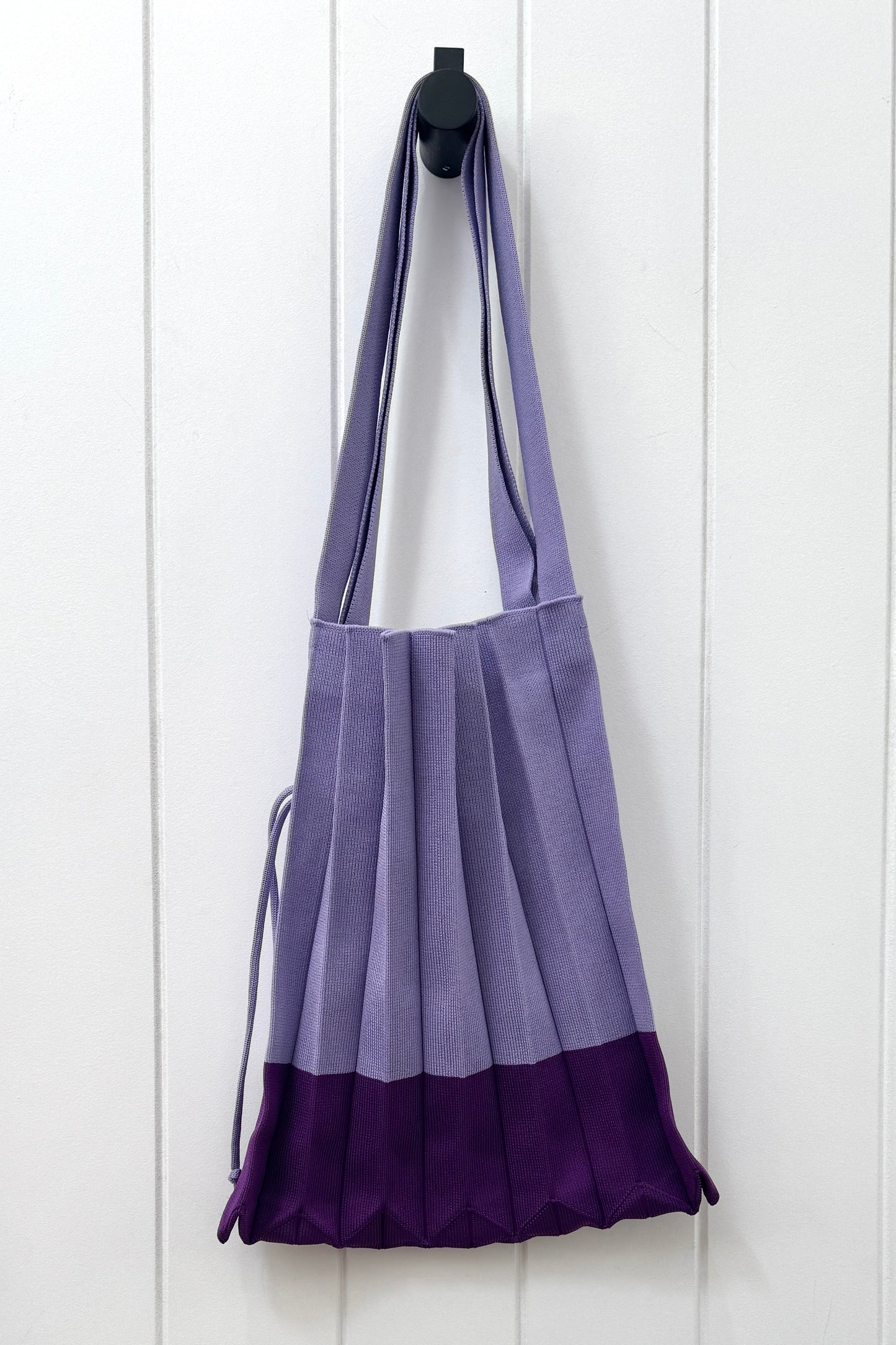 Colour Block Pleat Tote