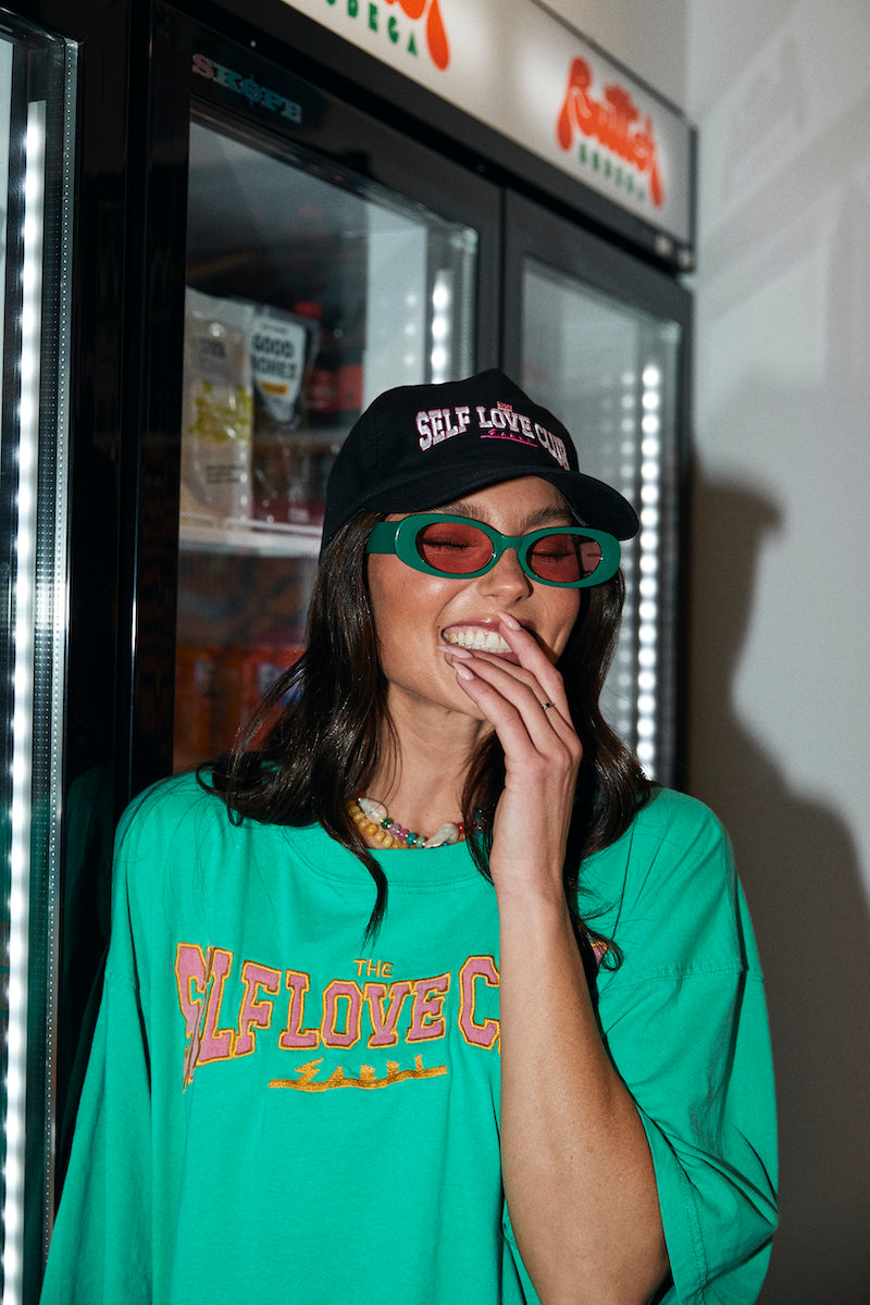 Self Love Club Cap, Black FINAL SALE
