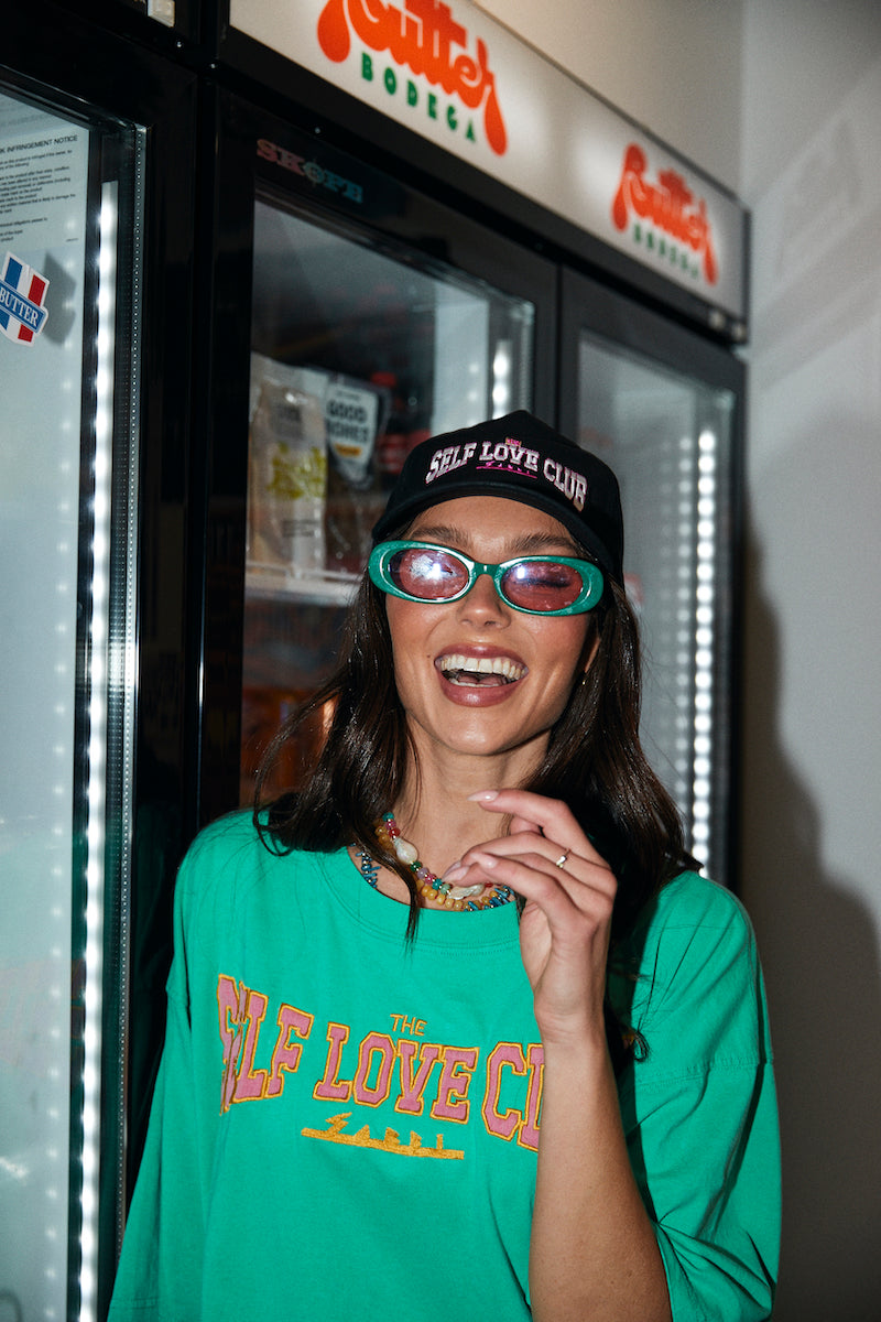 Self Love Club Cap, Black FINAL SALE