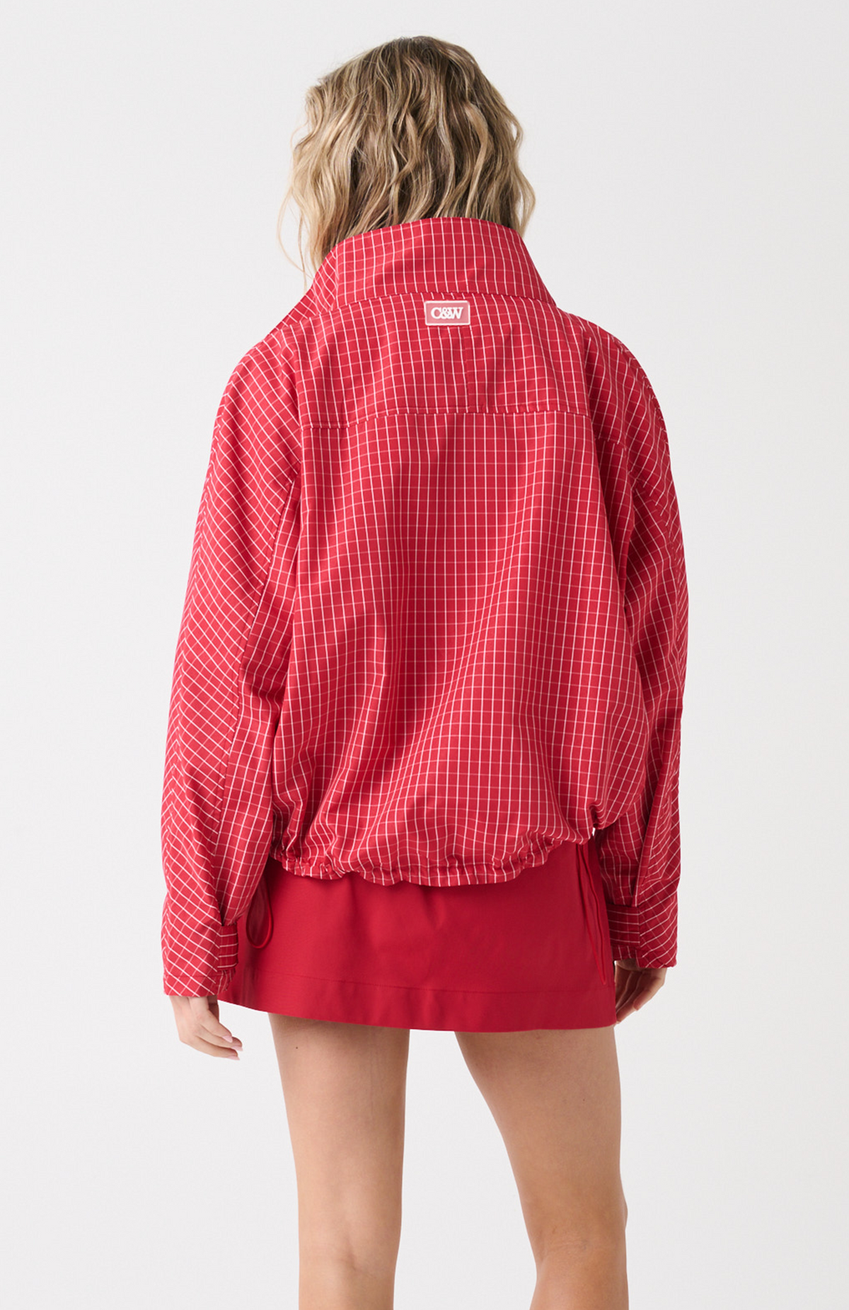 Beau Spray Jacket, Red Check