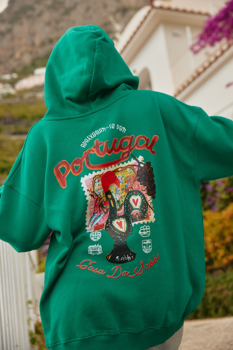 The Love Notes Portugal Hoodie, Green