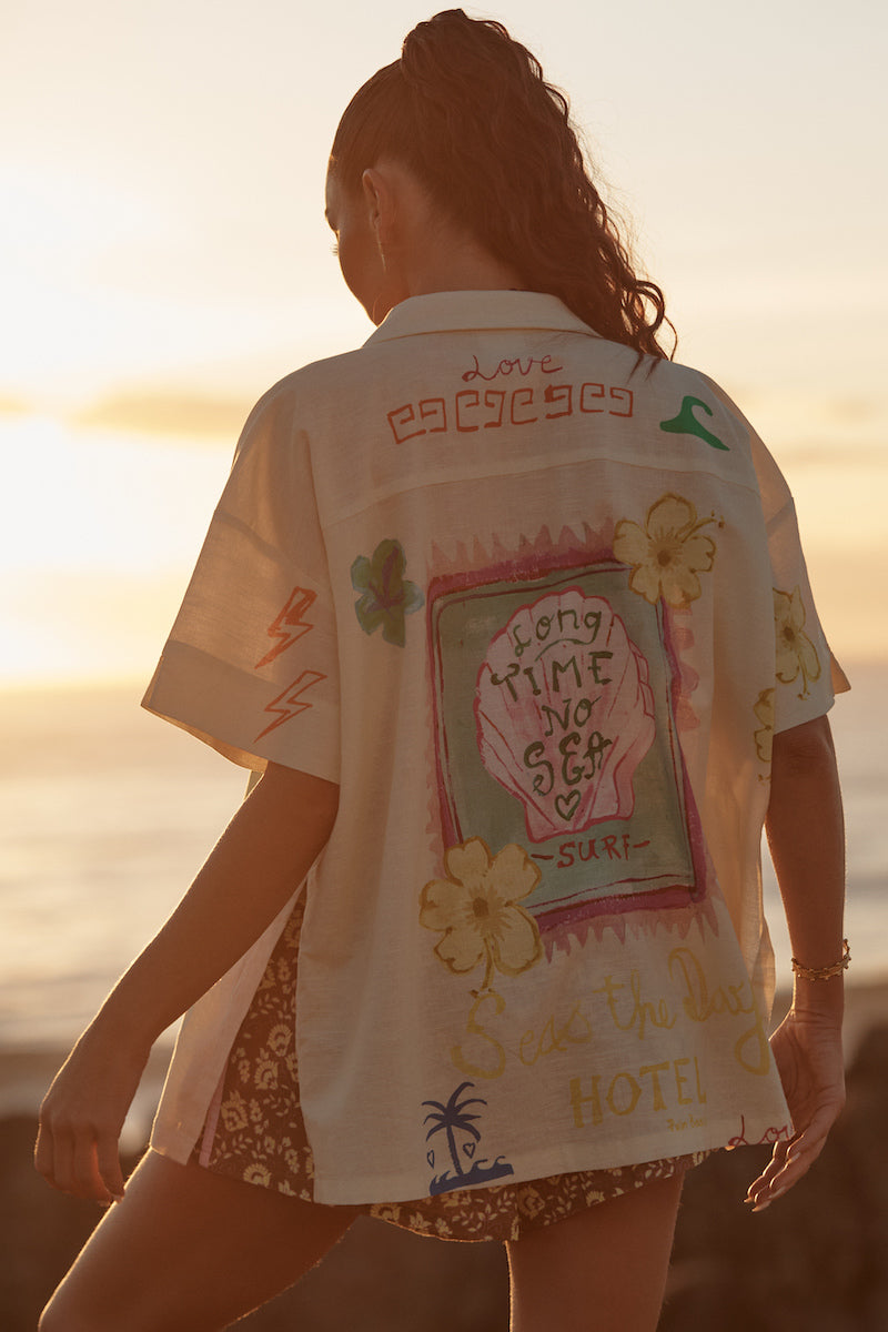 The Patron Seas the Day Shirt, Cream