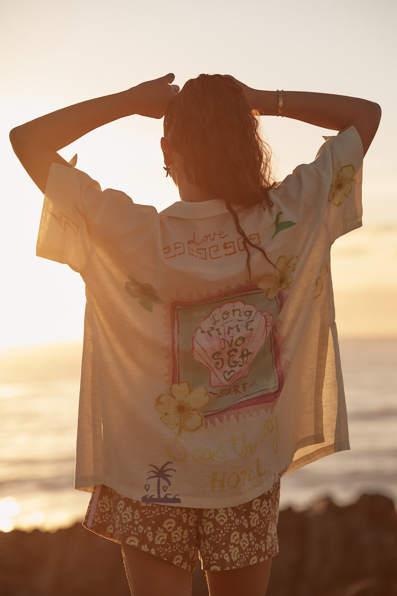 The Patron Seas the Day Shirt, Cream