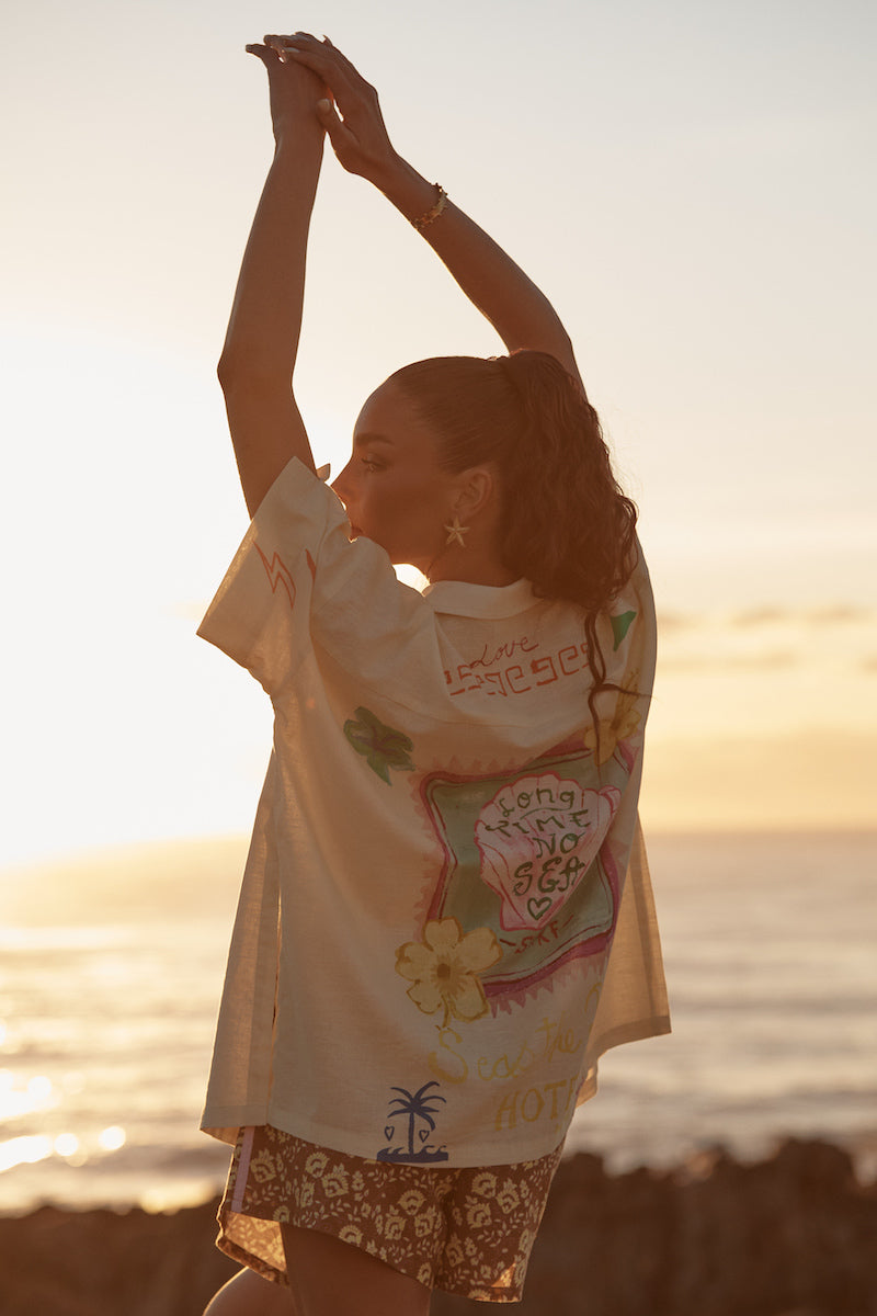 The Patron Seas the Day Shirt, Cream