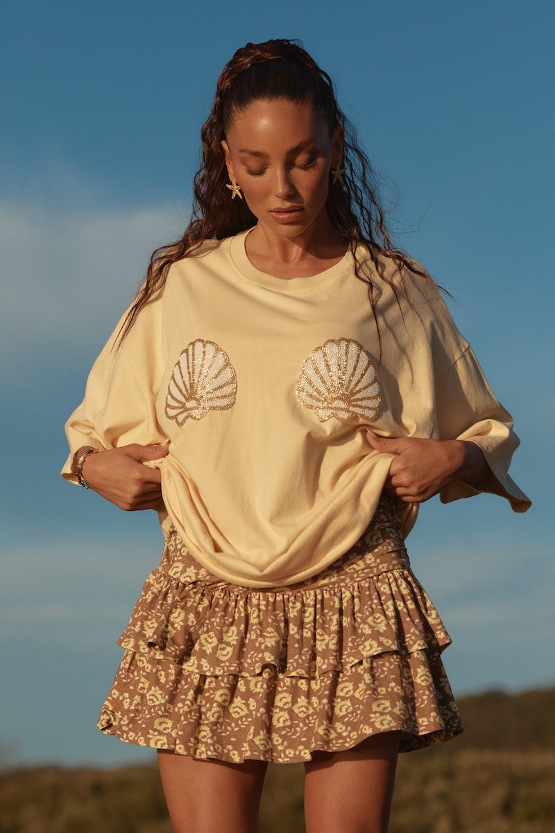 The Ra-Ra Seas the Day Skirt, Mocha